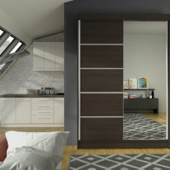 Tolóajtós gardrób Tolóajtós szekrény NICEA 120 - Csoki Csoki