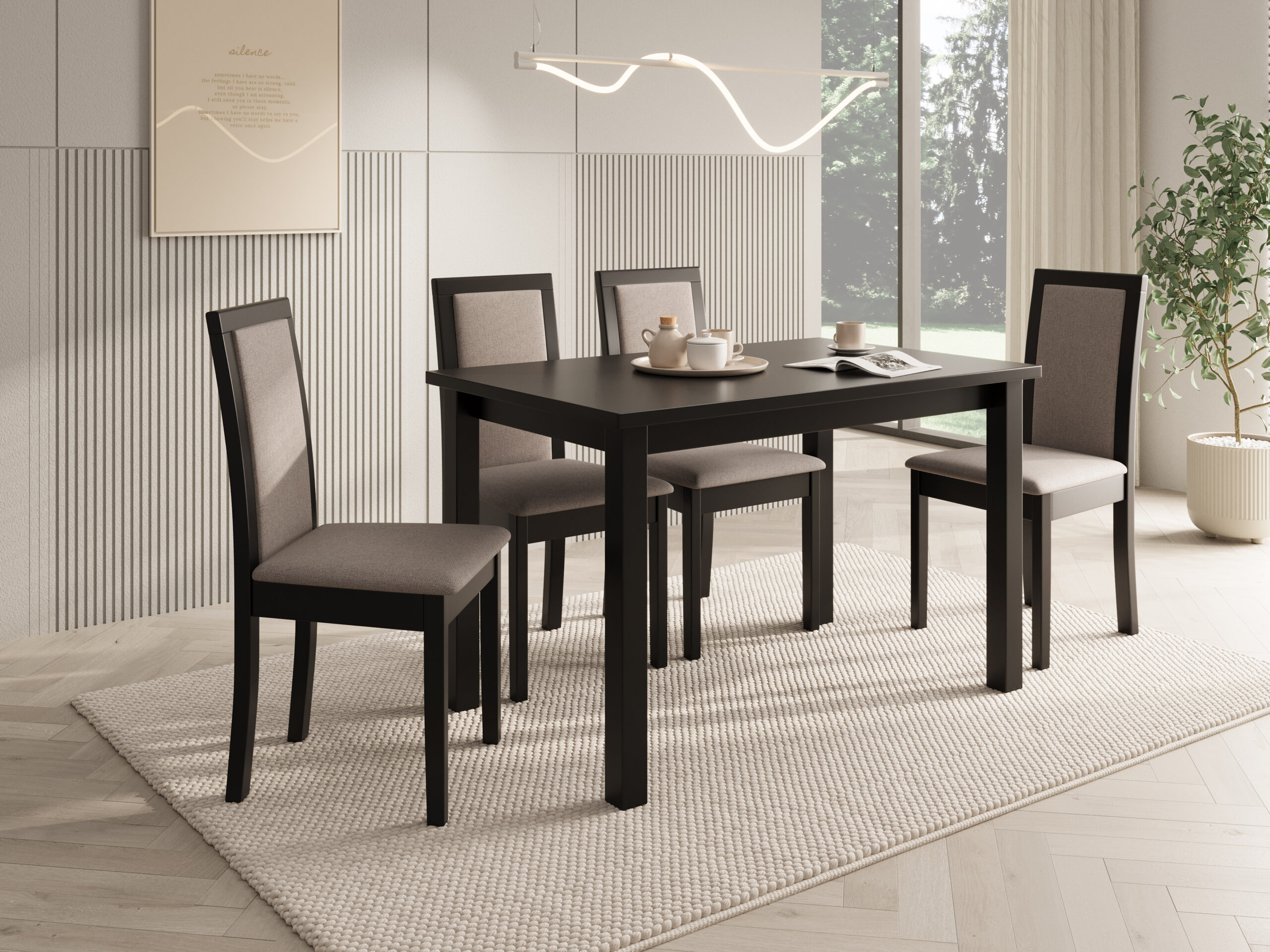 Nola IV szék - Černá Černá