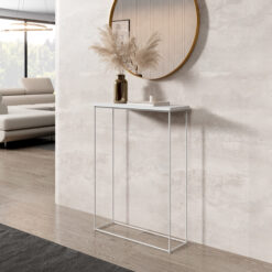 Sili konzol asztalka - Fehér Fehér