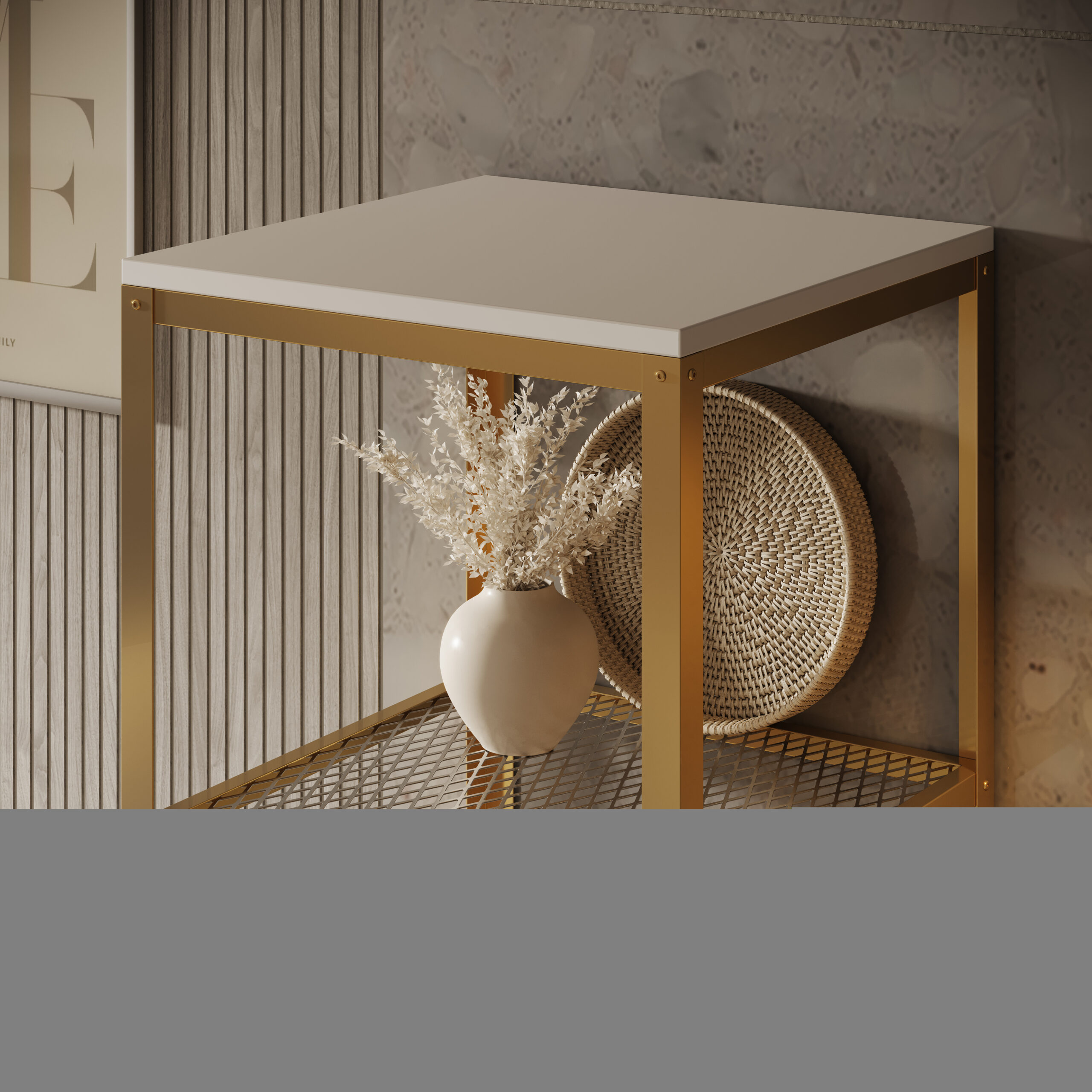 Könyvespolc Reli polc - Arany Könyvespolc Reli polc - Arany - Image 3