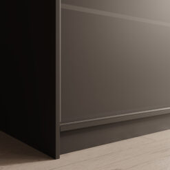 Tolóajtós gardrób Tolóajtós szekrény Etna 250 - Fekete