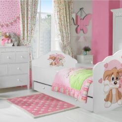 Ágy matraccal és fiókkal CASIMO TWO DOGS 140x70