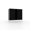 Tili 2D 3P Komód - Fekete Tili 2D 3P Komód