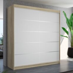 Üveges tolóajtós szekrény ESTEVA 200