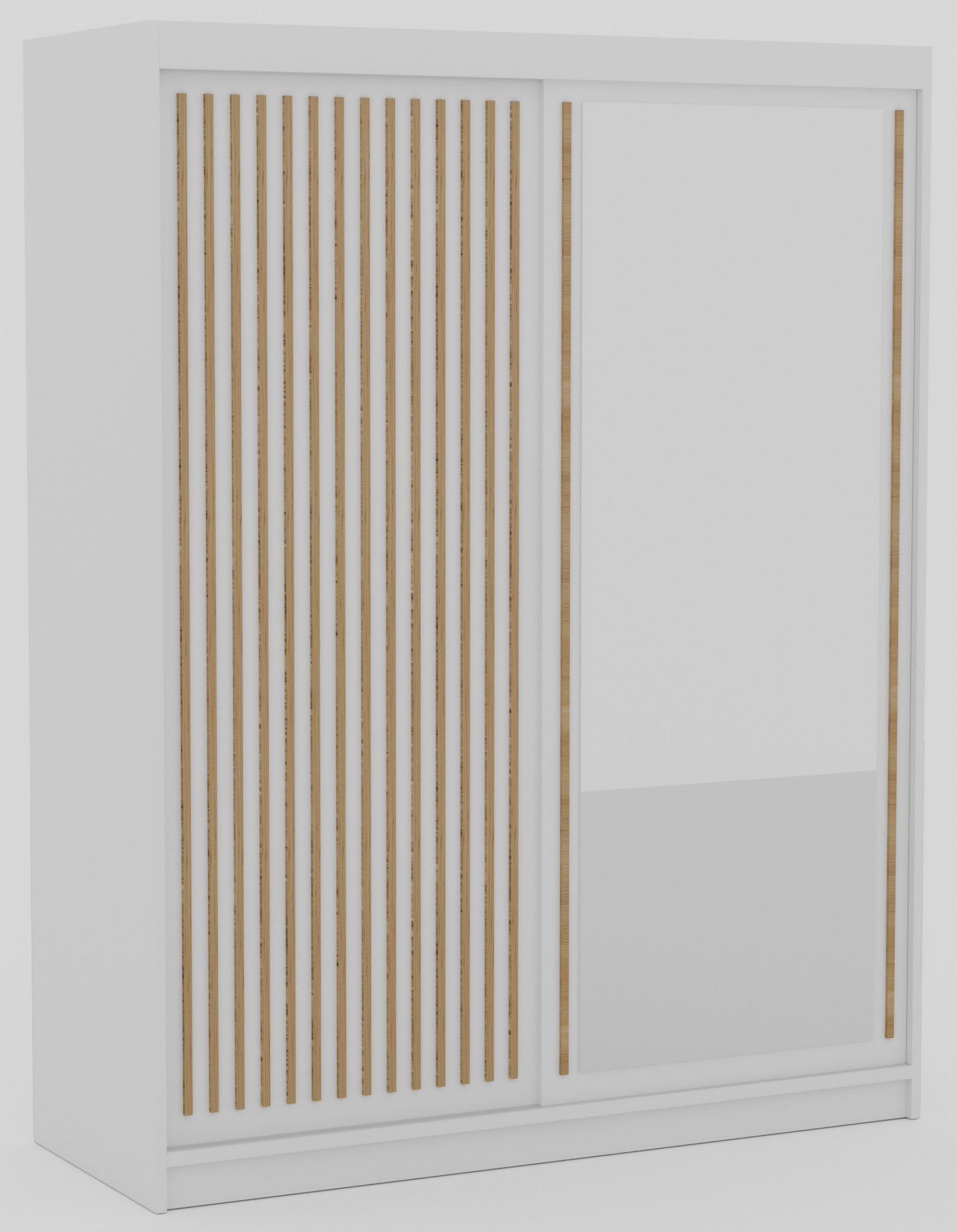 Tolóajtós gardrób DELIA 160 tolószekrény - Fehér Tolóajtós gardrób DELIA 160 tolószekrény - Fehér - Image 3