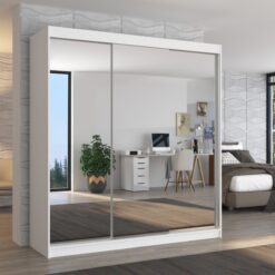 Biztonsági tükrös tolóajtós szekrény AUSTIN 200