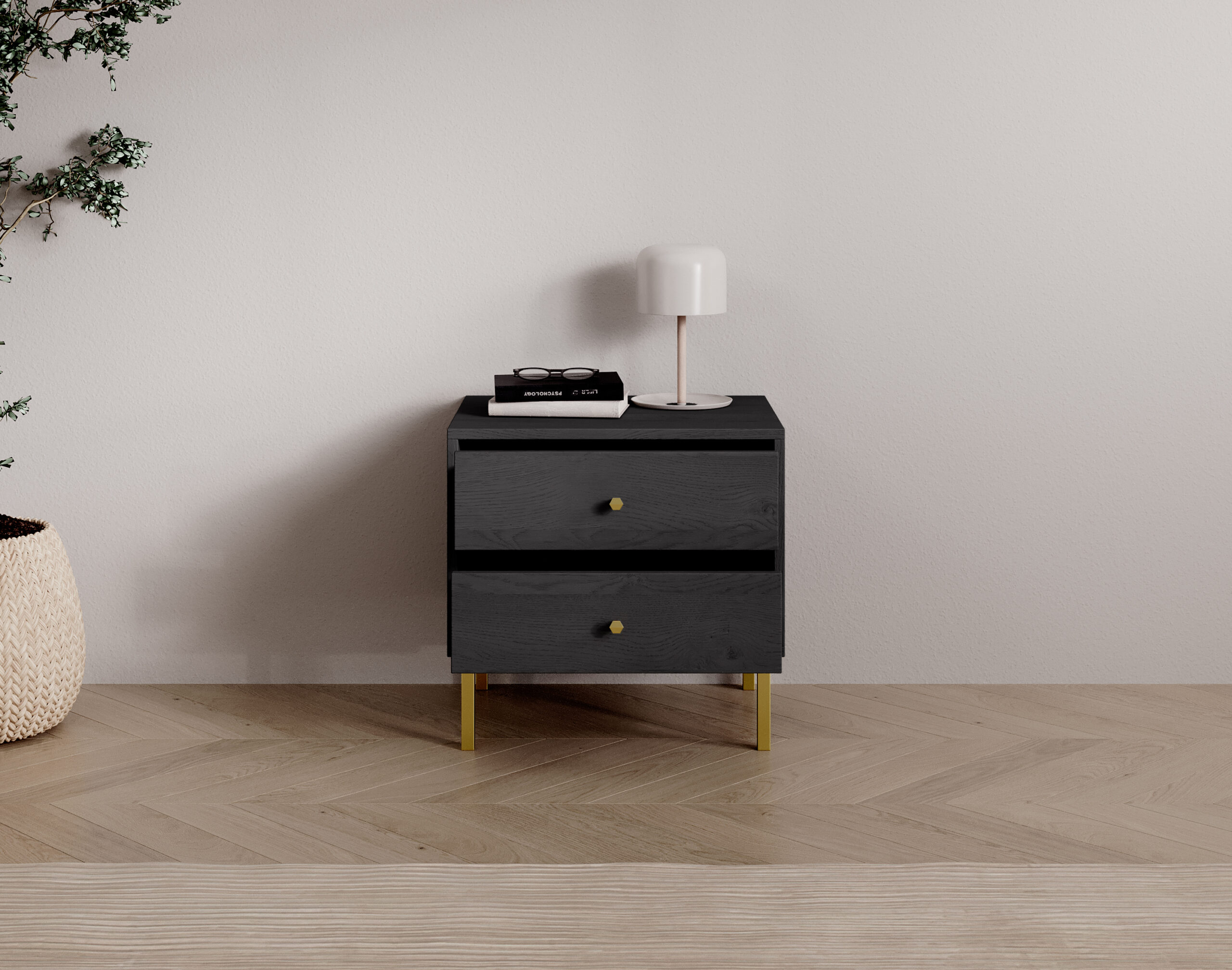 Tili Éjjeliszekrény - Fekete Tili Éjjeliszekrény - Fekete - Image 4