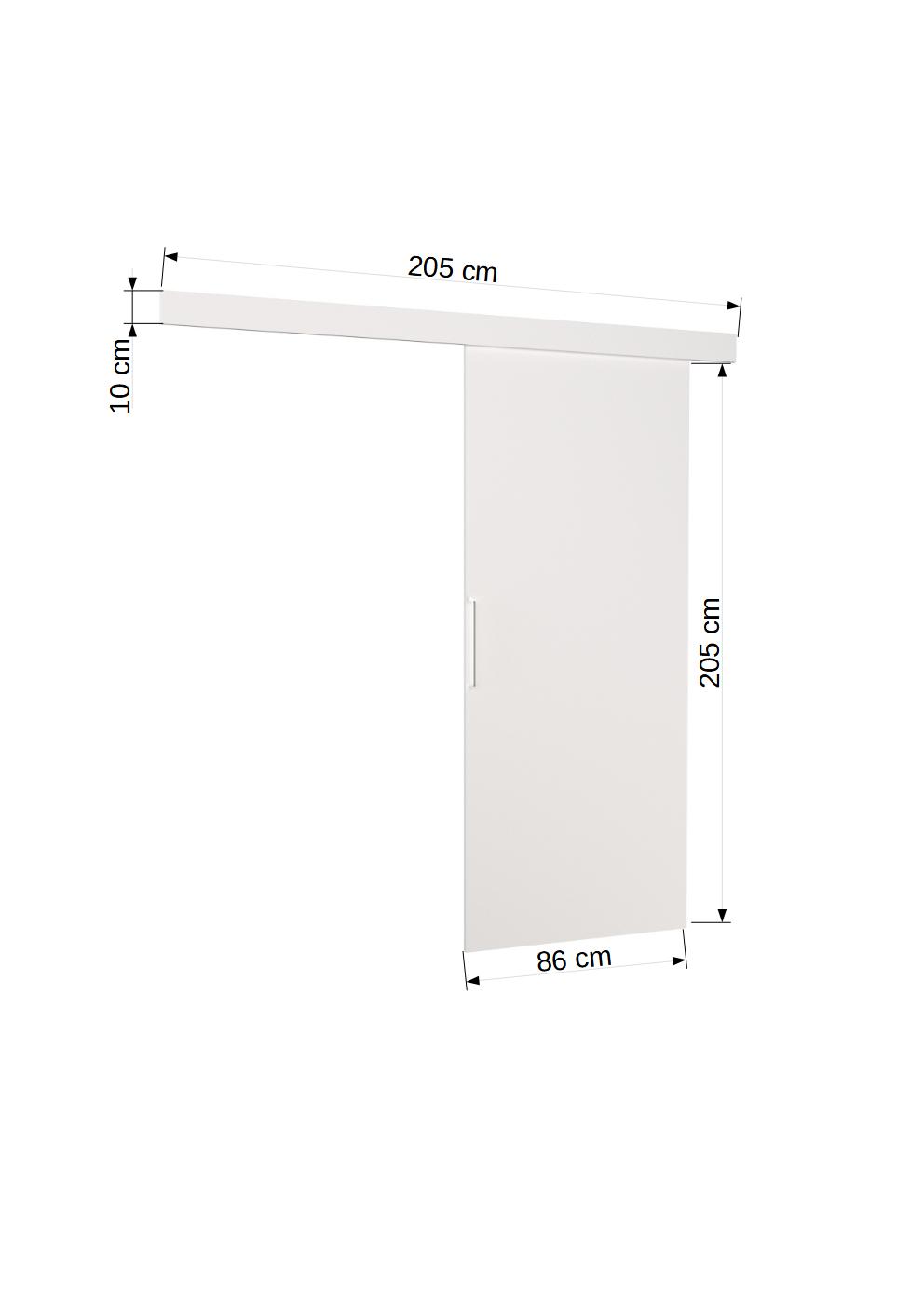 Fali tolóajtó DAAN 86 - Sonoma Fali tolóajtó DAAN 86 - Sonoma - Image 3