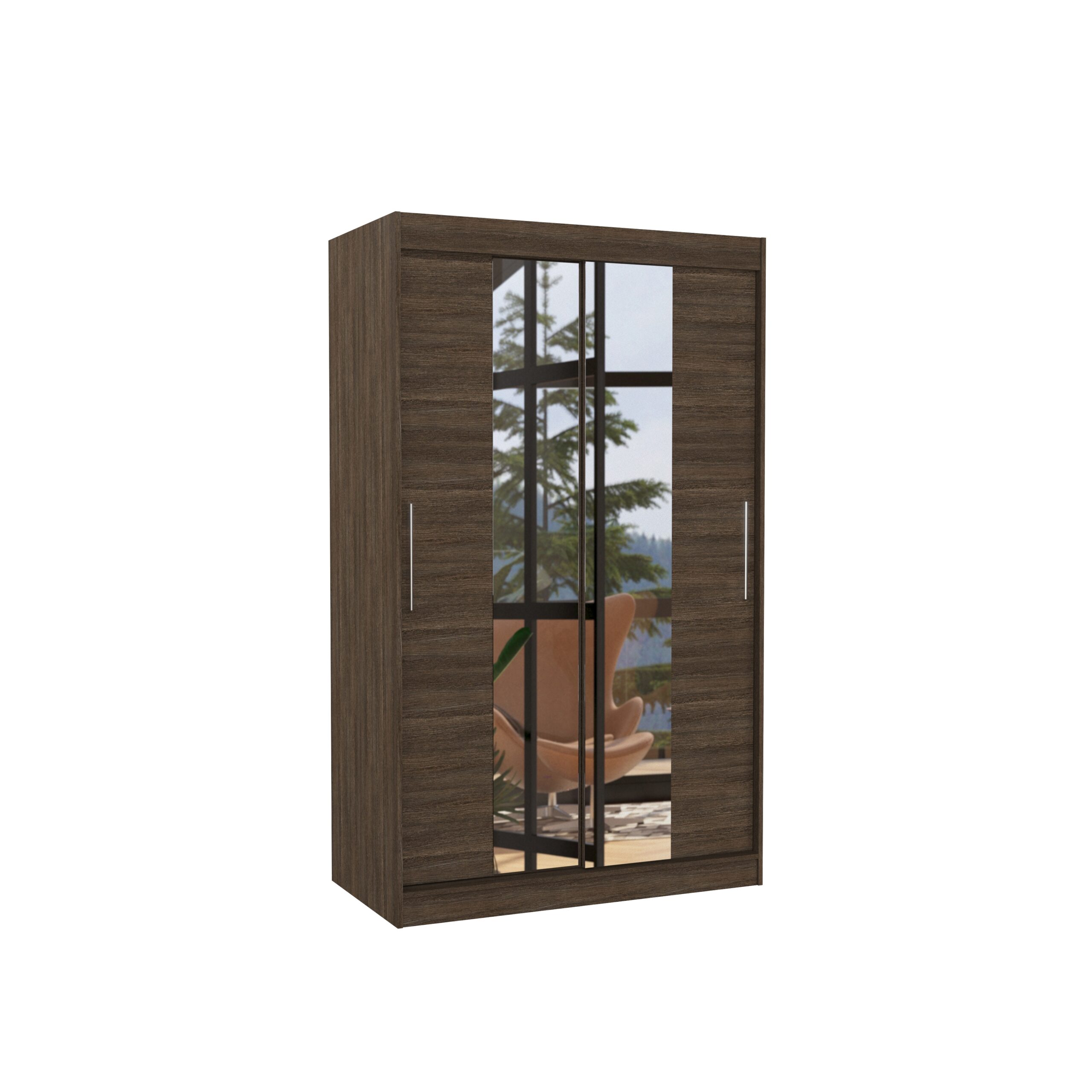 Tolóajtós gardrób Tolóajtós szekrény SANTOS 120 - Csoki Tolóajtós gardrób Tolóajtós szekrény SANTOS 120 - Csoki - Image 3