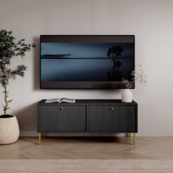 TV szekrény Tili 2D TV-szekrény - Fekete