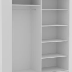 Tolóajtós gardrób DELIA 160 tolószekrény - Fehér