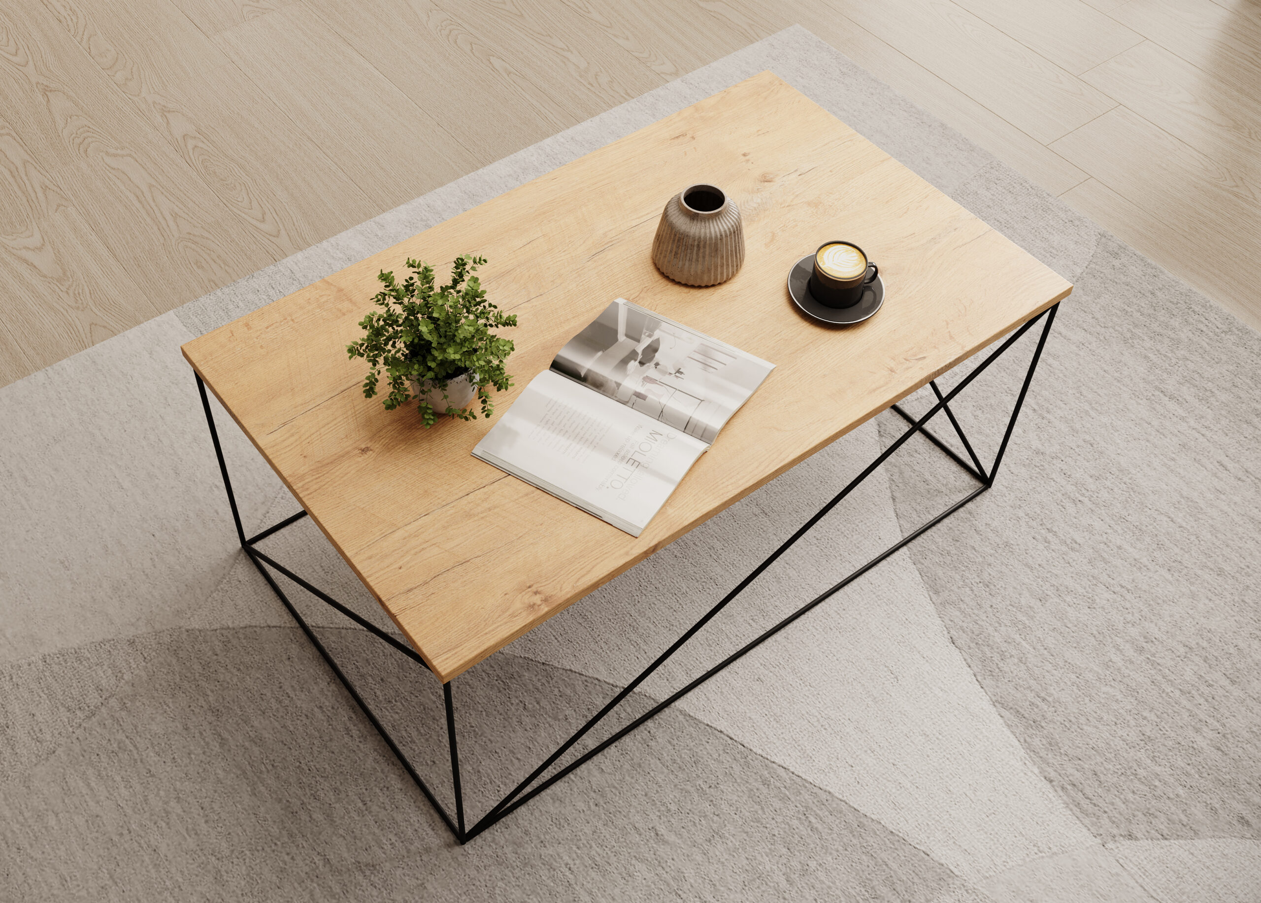 Dante dohányzóasztal - Fehér Dante dohányzóasztal - Fehér - Image 3