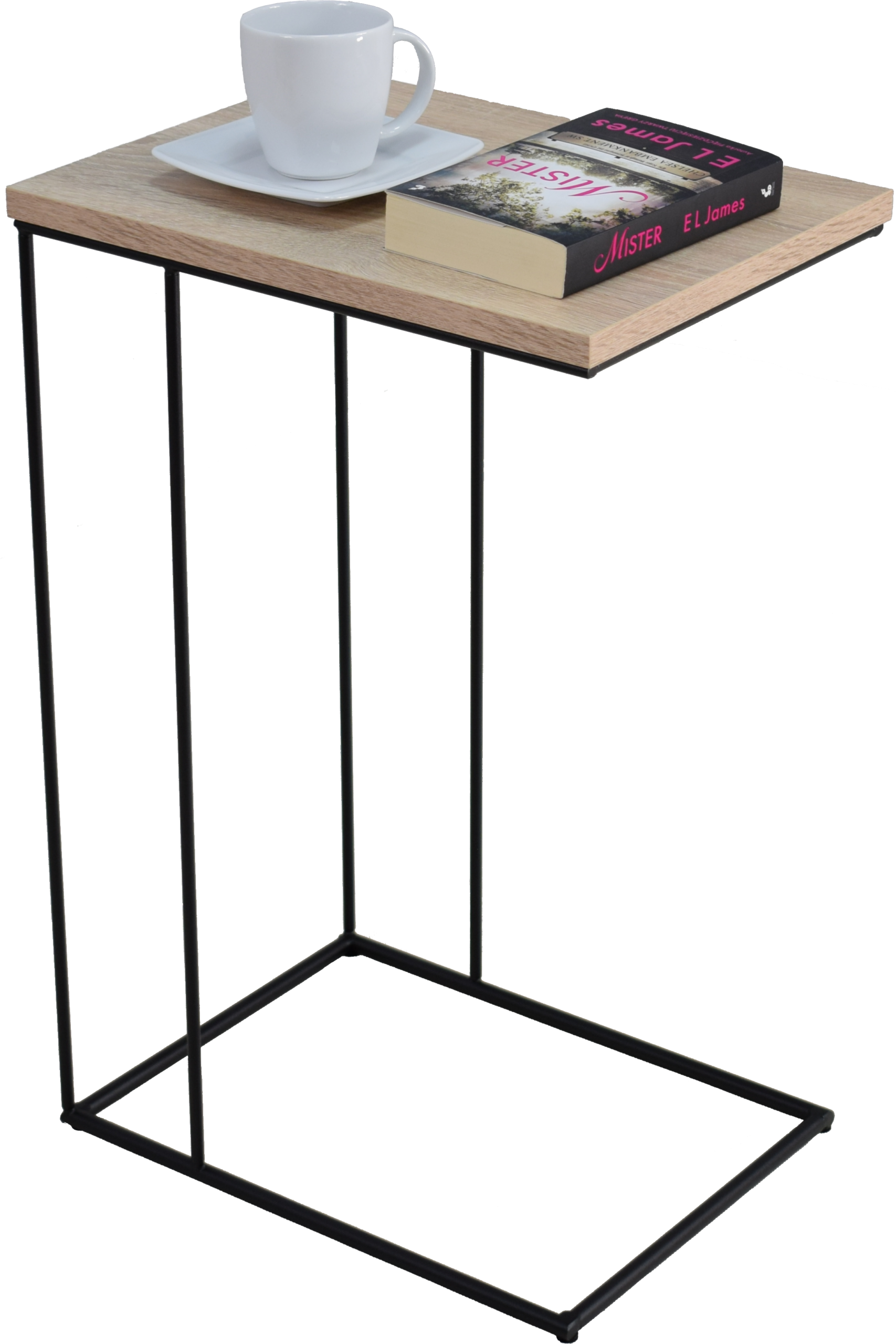 Laptop asztal DRU segédasztal - Fekete Fekete