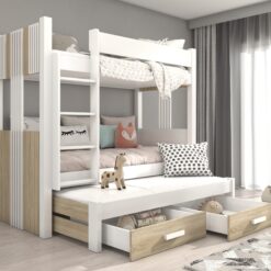 Ágy emeletes három személyes ARTEMA 180x80