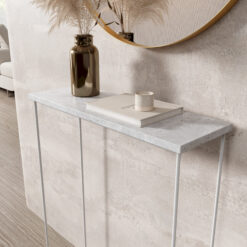 Sili konzol asztalka - Fehér