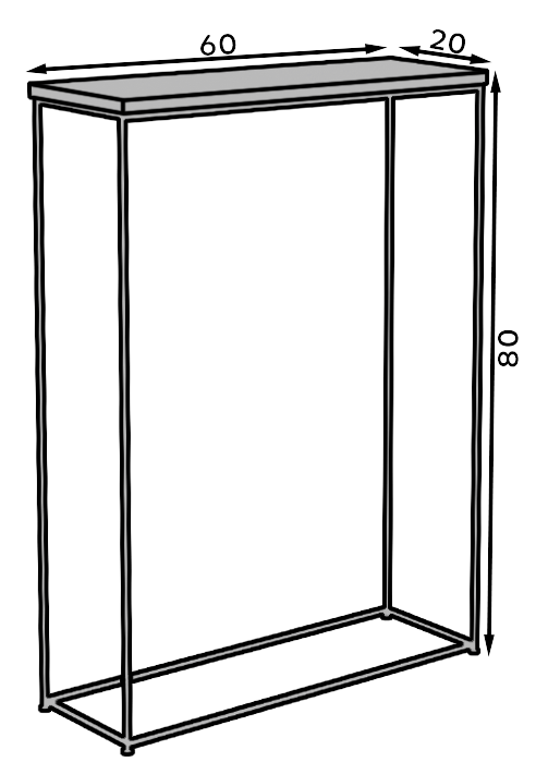 Sili konzol asztalka - Arany Sili konzol asztalka - Arany - Image 4