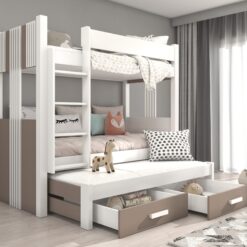 Ágy emeletes három személyes ARTEMA 180x80