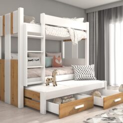 Ágy emeletes három személyes ARTEMA 180x80