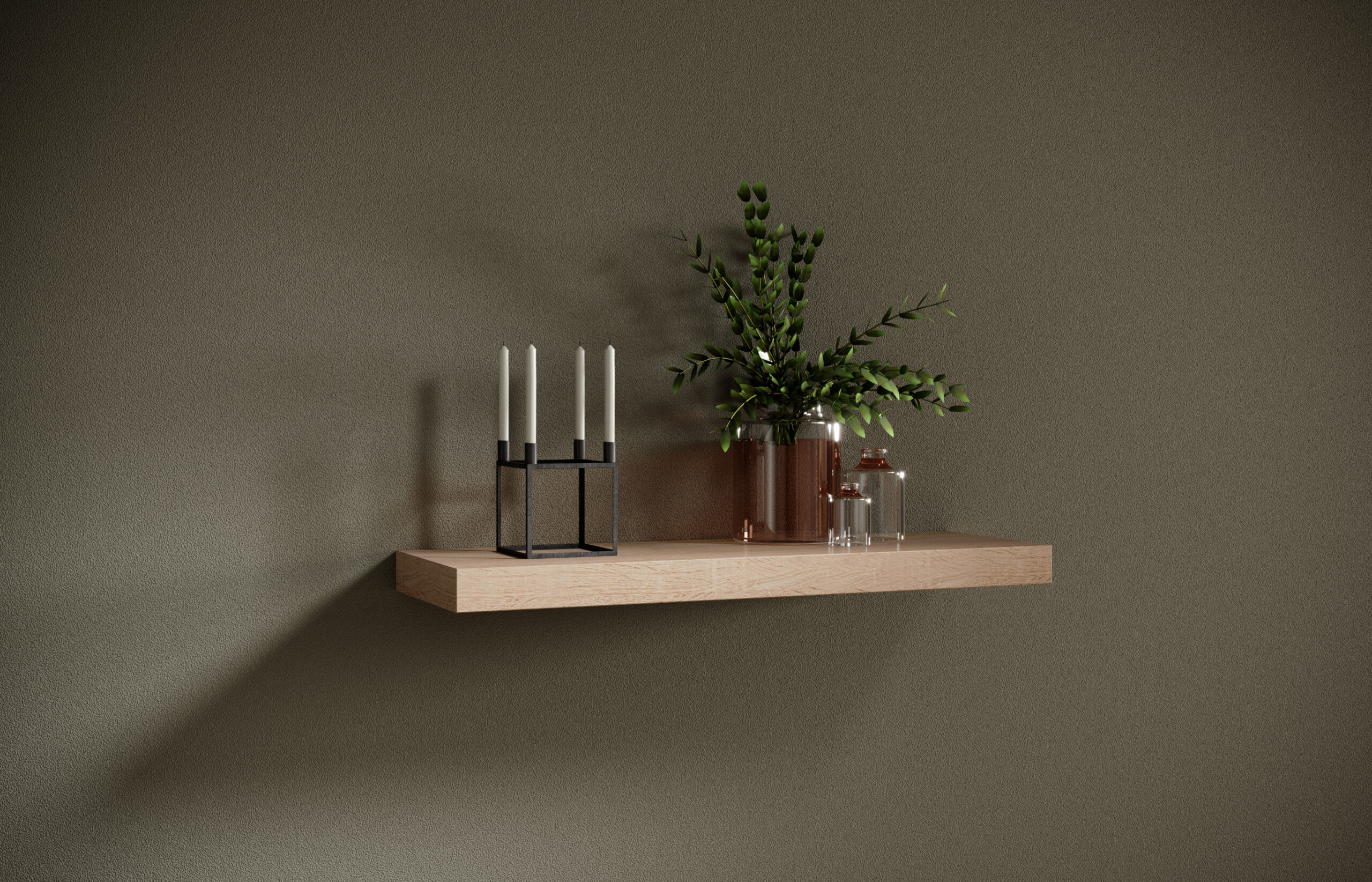 Fali polc ANDREA függő polc 80x26 - Sonoma ANDREA függő polc 80x26