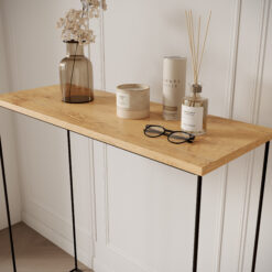 Milan konzol asztalka - Fekete