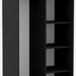 Tolóajtós gardrób DELIA 100 tolószekrény - Fekete