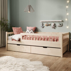 Ifjúsági ágy Gyerekágy Flora matraccal - Fenyő Fenyő
