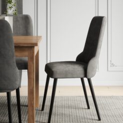 Kárpitozott szék RODOS 83 - Fekete