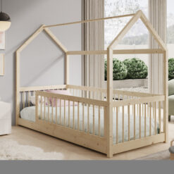 Gyermekágy Graja kunyhó ágy - Fenyő Fenyő