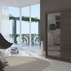 Tolóajtós gardrób Tolóajtós szekrény BIANCO 150 - Csoki Csoki