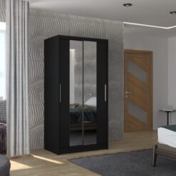 Biztonsági tükrös tolóajtós szekrény DRAGONIS 100