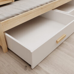 Leia háromszemélyes gyerekágy 180x80 matraccal - Fehér