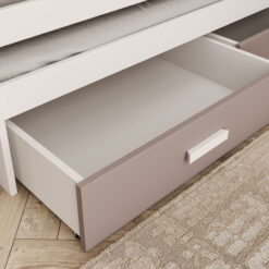 Gyermekágy Jaspis házikó ágy matraccal - Fehér