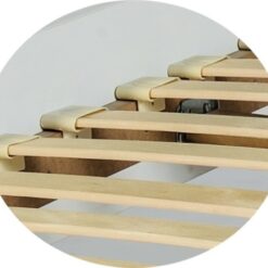 Gyerekágy Dupla ágy EMKA II Gray matraccal 160x80 - Fehér