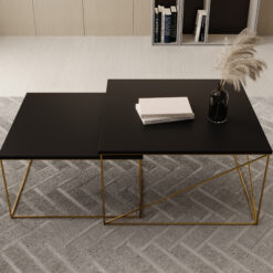 Licco 2in1 dohányzóasztal - Arany