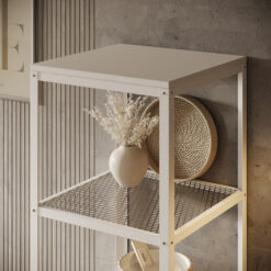 Könyvespolc Reli polc - Fehér