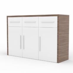 MARDEN komód - Fehér Ragyogás Fehér Ragyogás