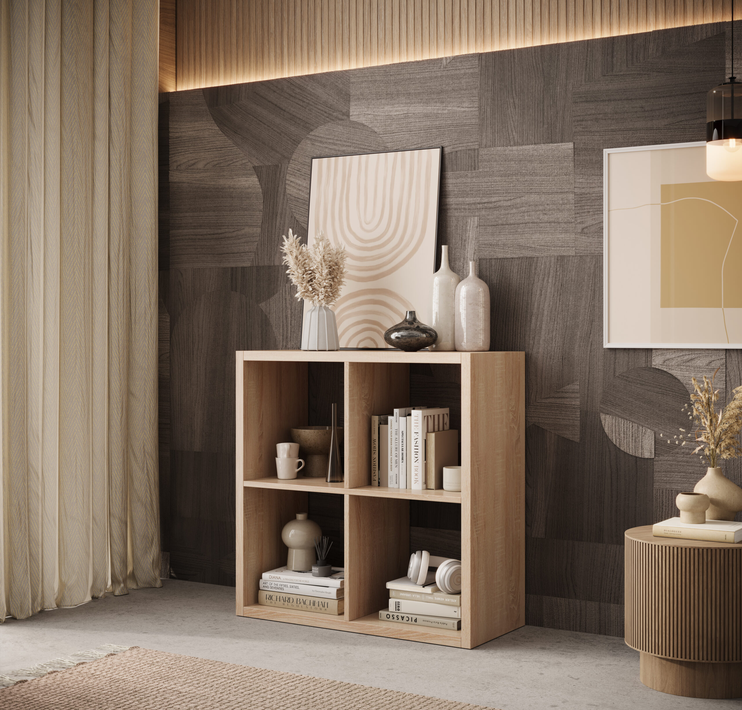 Könyvespolc Cleo III könyvespolc - Sonoma Sonoma