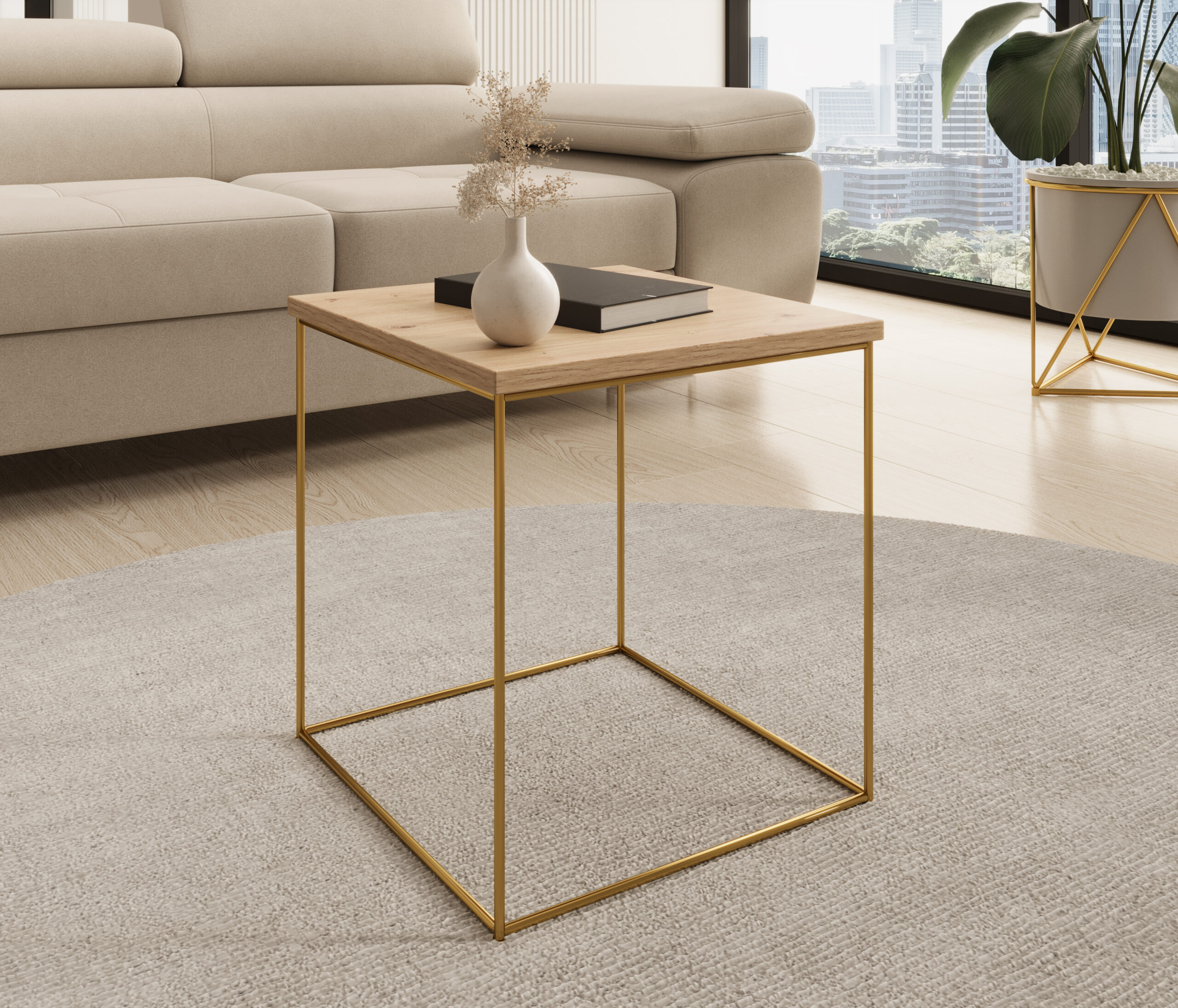 Adina dohányzóasztal - Arany Arany