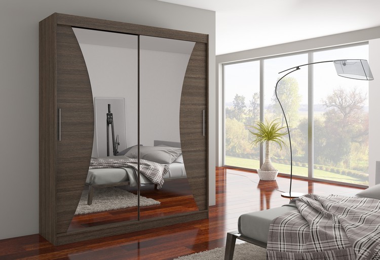 Tolóajtós gardrób Tolóajtós szekrény CHARLOTTE 180 - Csoki Csoki