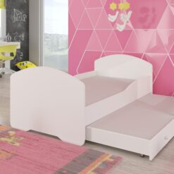 Gyerekágy Kétszemélyes ágy matracokkal PEPE II 160x80 - Fehér Fehér