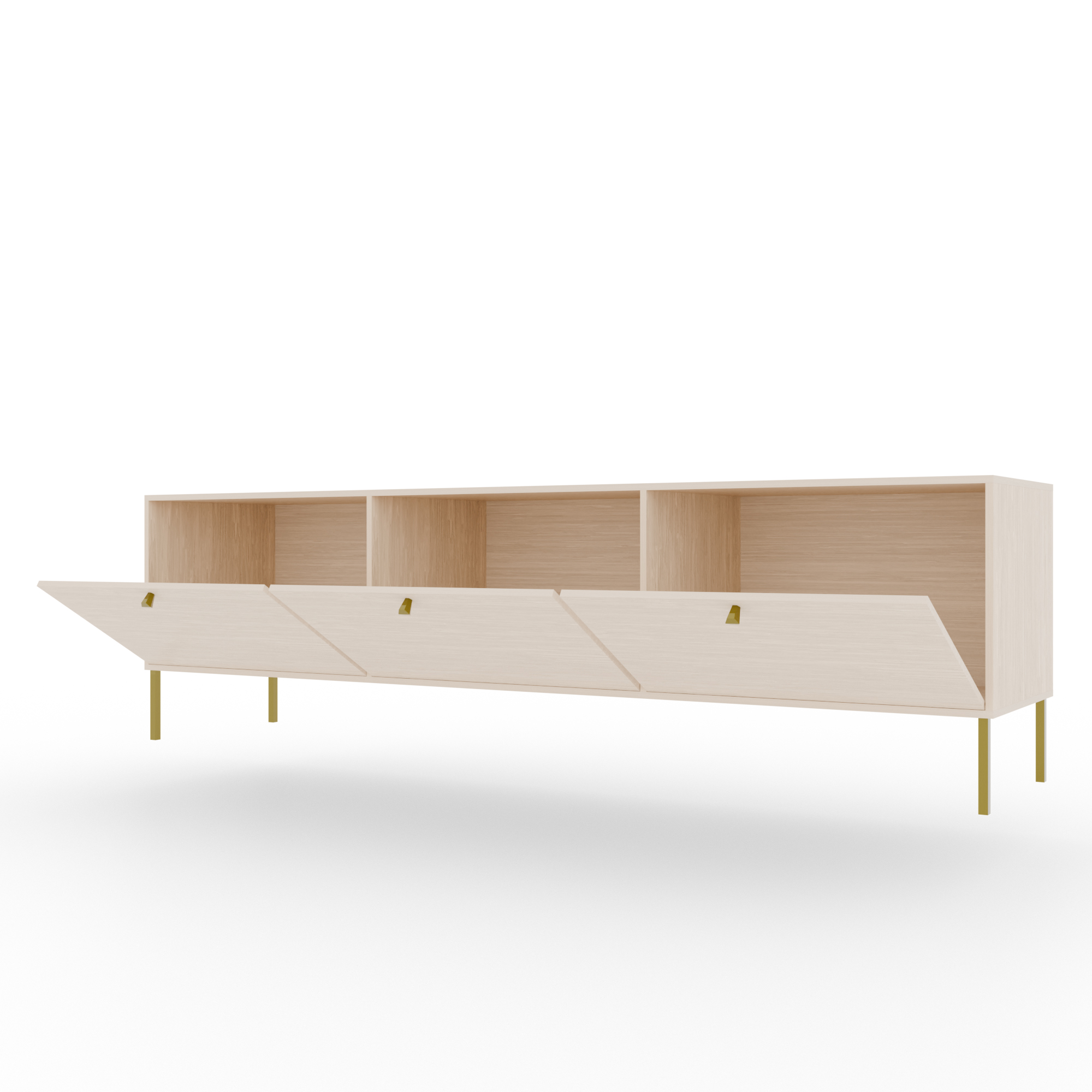 TV szekrény Tili 3D TV-szekrény - Homokbézs Homokbézs