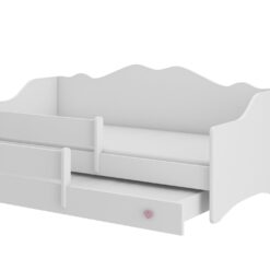 Gyerekágy Dupla ágy EMKA II Pink, White matraccal 160x80 - Fehér Fehér