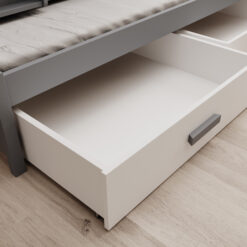 Leia háromszemélyes gyerekágy 180x80 matraccal - Fehér