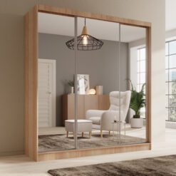 Tolóajtós gardrób Tola 200 tolóajtós szekrény - Sonoma Sonoma