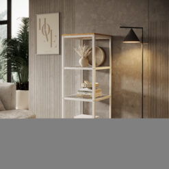 Könyvespolc Reli polc - Fehér Fehér