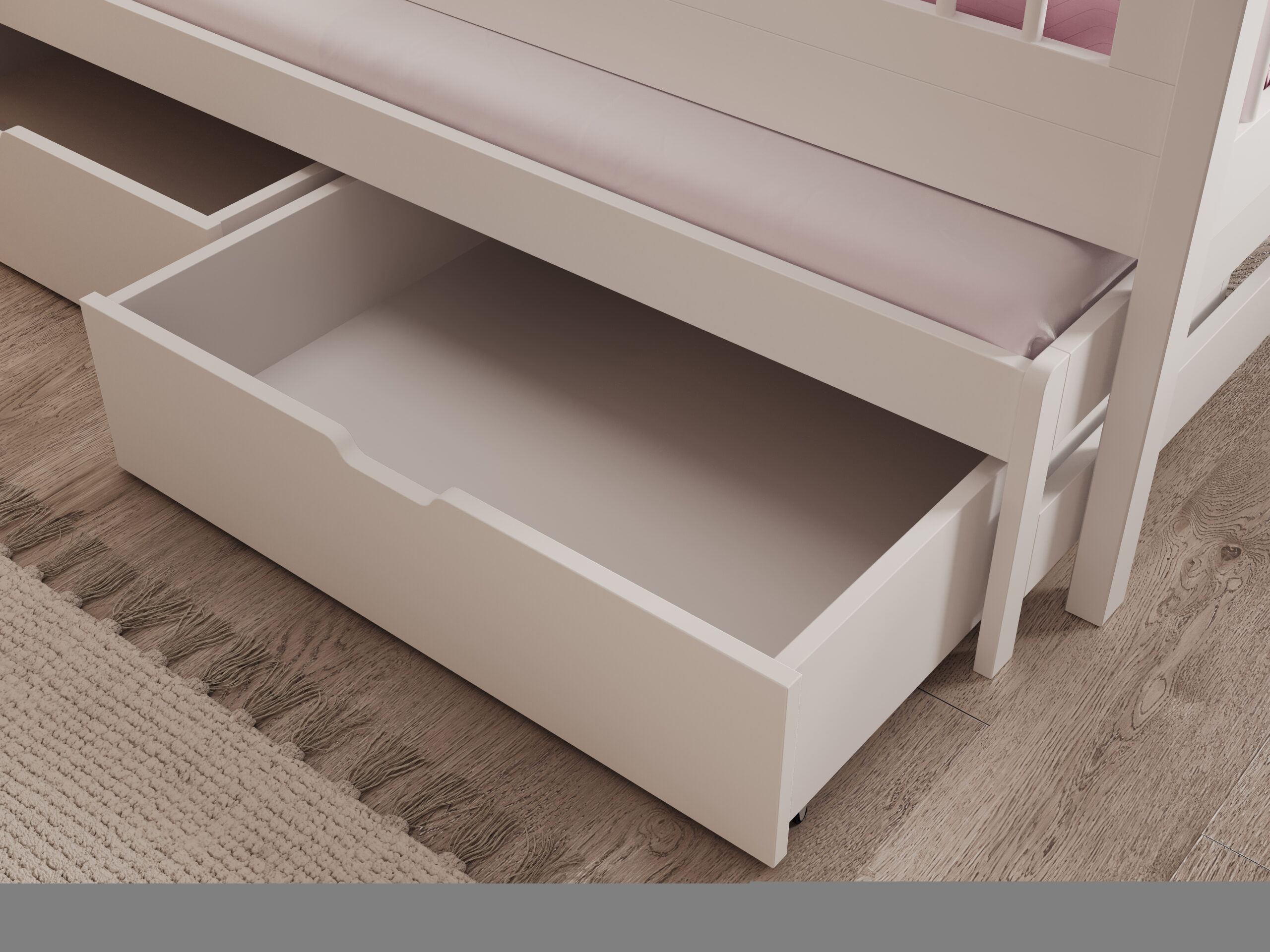 Gyermekágy Artes II házikó ágy matraccal - Fehér Gyermekágy Artes II házikó ágy matraccal - Fehér - Image 3