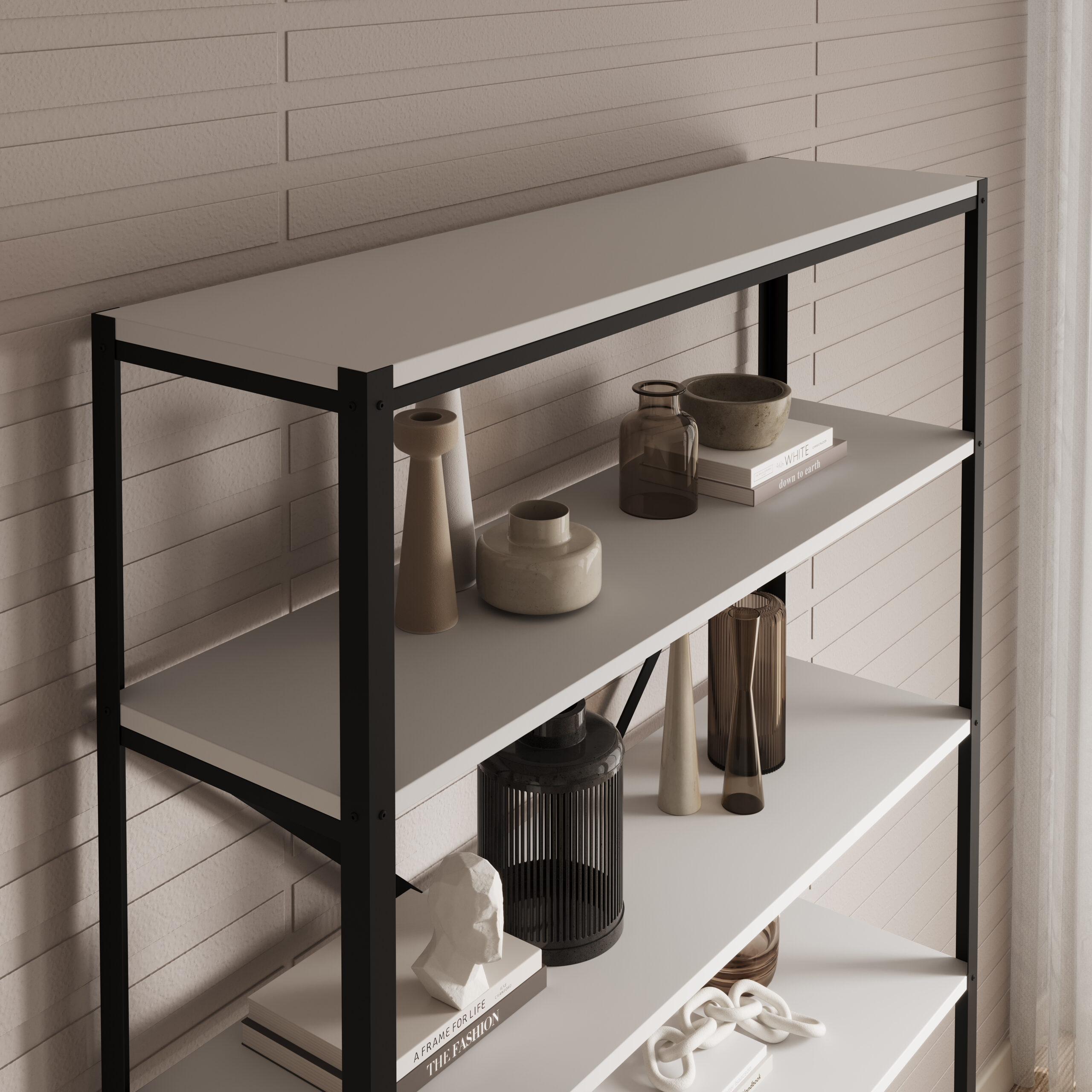 Könyvespolc Ralph polc - Fekete Könyvespolc Ralph polc - Fekete - Image 3