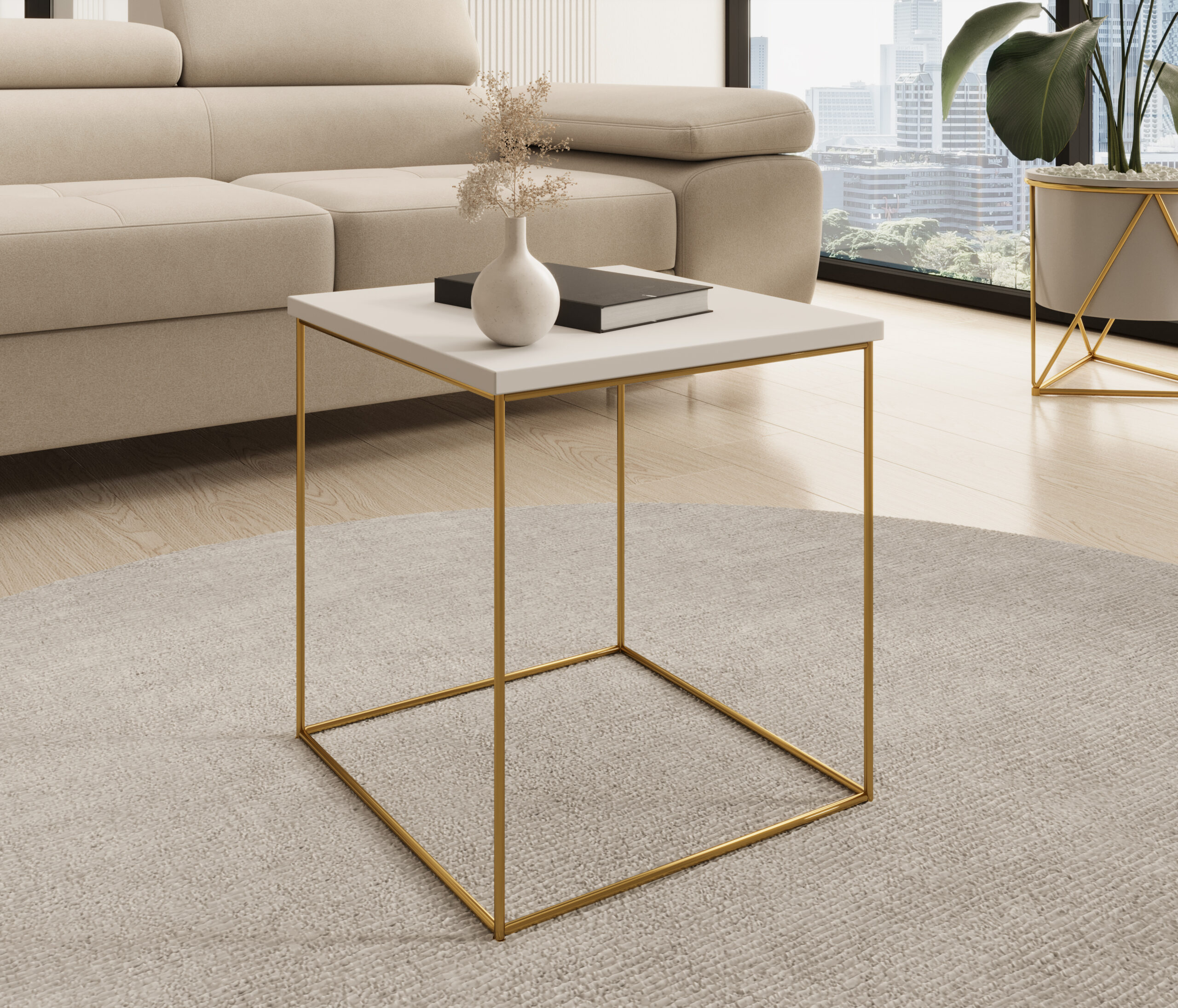 Adina dohányzóasztal - Arany Arany