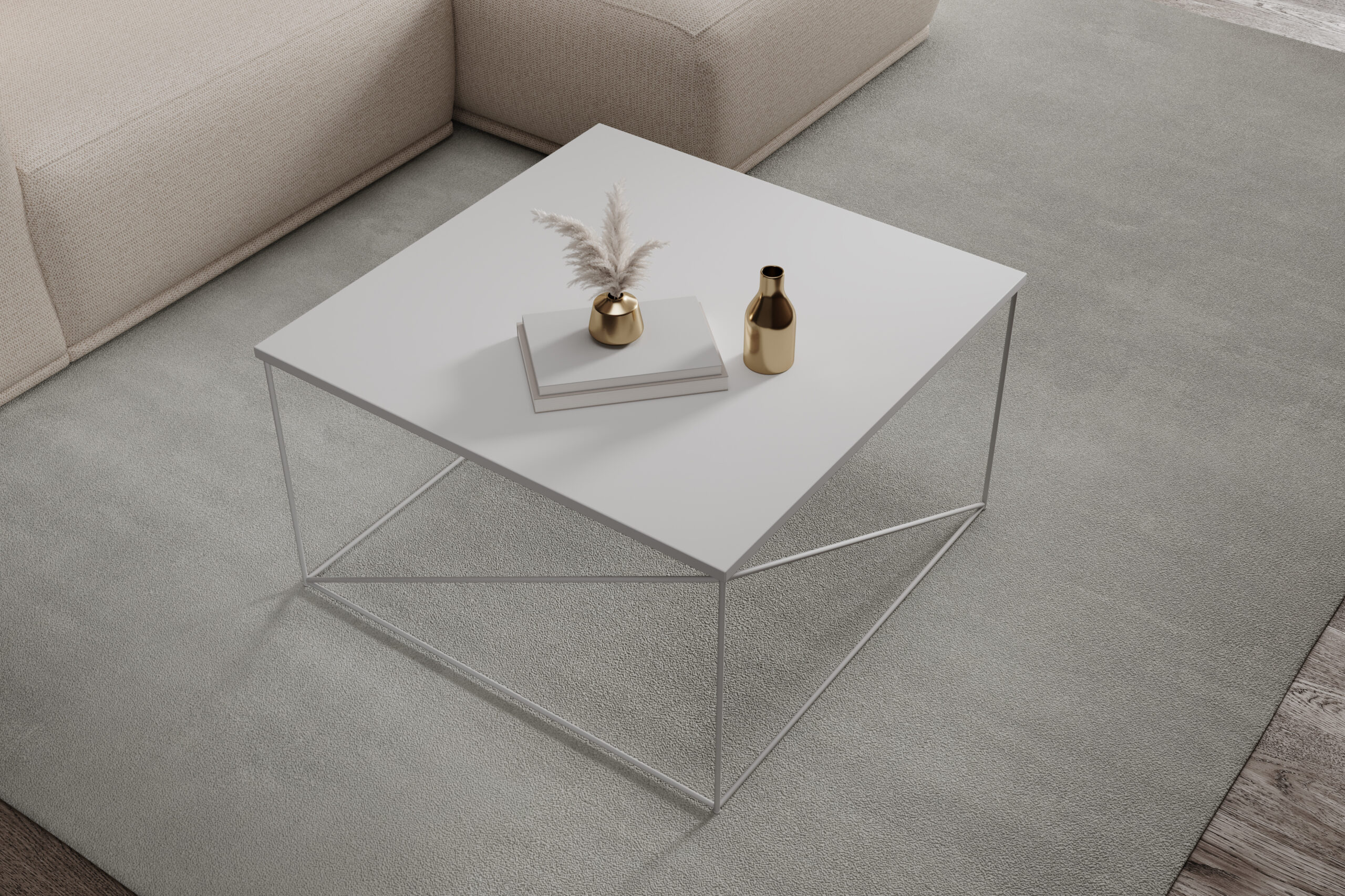 Nelia dohányzóasztal - Fehér Nelia dohányzóasztal - Fehér - Image 3