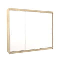 Tolóajtós gardrób Tükrös tolóajtós szekrény ANTOS 250 - Sonoma
